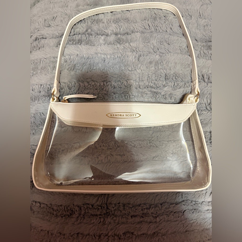 Kendra Scott Cream and Clear Shoulder Bag